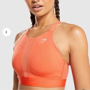 Gymshark Mesh Neckline High Neck sports bra